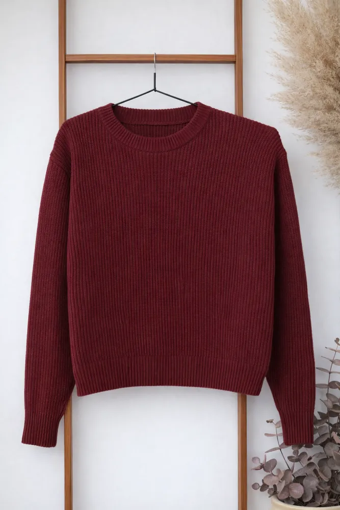 Sweater Cuello Redondo Oversize 2