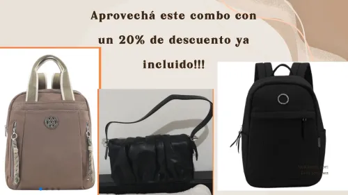 COMBO 2: 3 ARTÍCULOS CON 20% DESCUENTO INCLUÍDO 