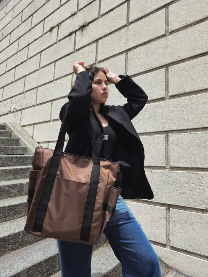 BOLSO CARTERA CLARISSA CHOCOLATE 2