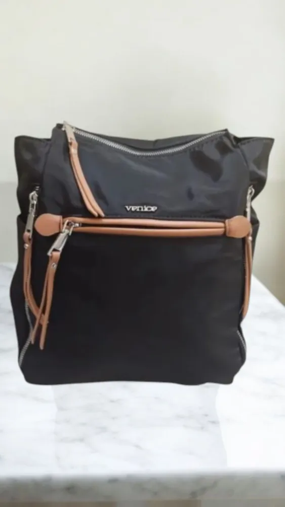 Mochila Cartera negra urbana Venice 2