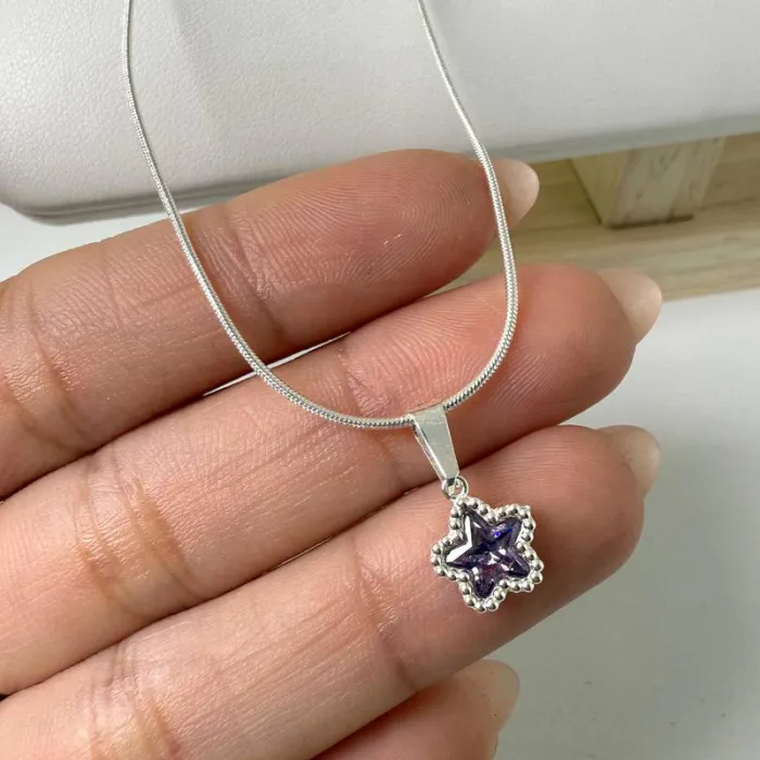 Collar + dije estrella 2