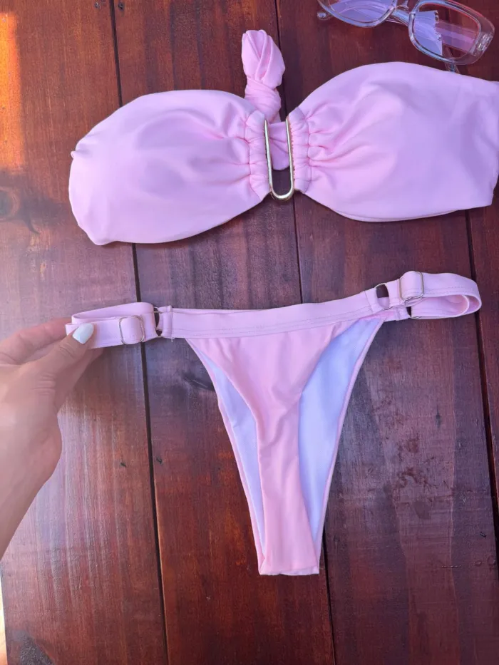 Bikini Carlota rosa  2