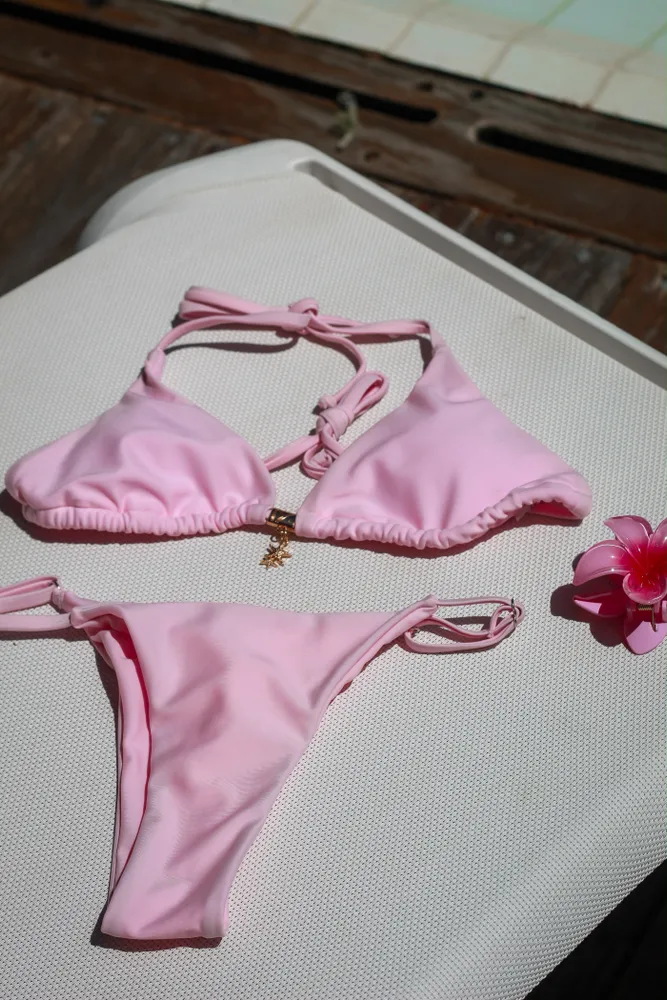Bikini rosa estrellita 