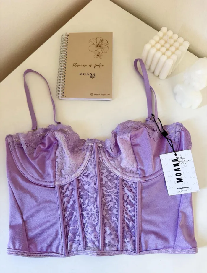Bustier Lila 
