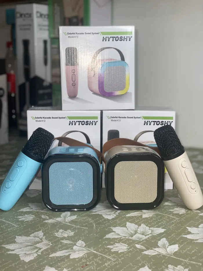 🎤a🔊 Parlante Karaoke Hytoshy K12 – Con Micrófono