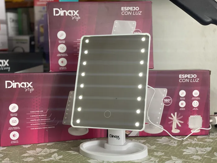 Espejo Dinax Style con Luz LED⚡️