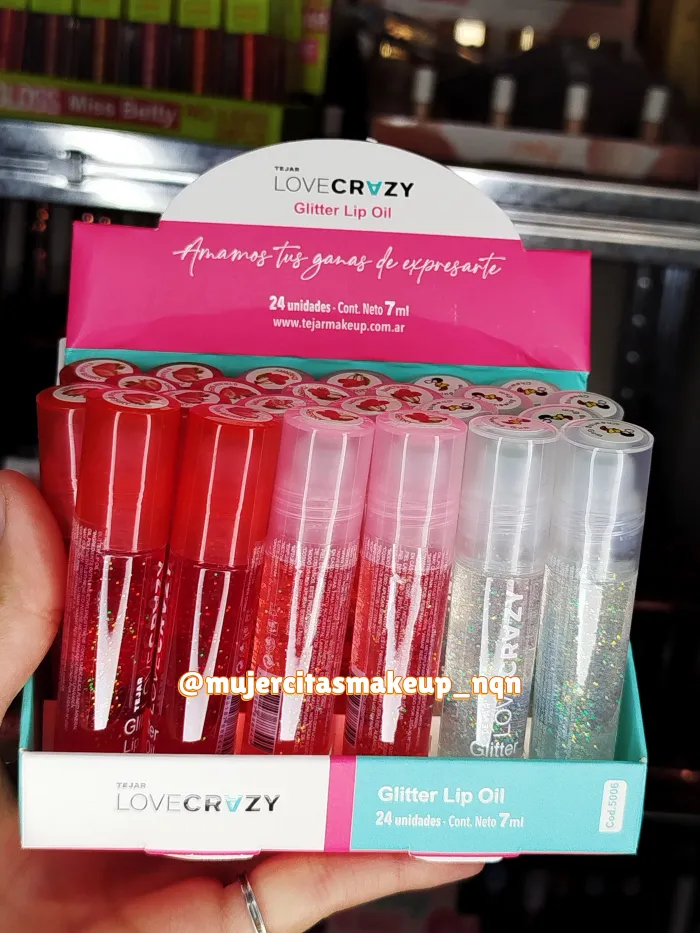 Lip oil glitter Tejar frutal 