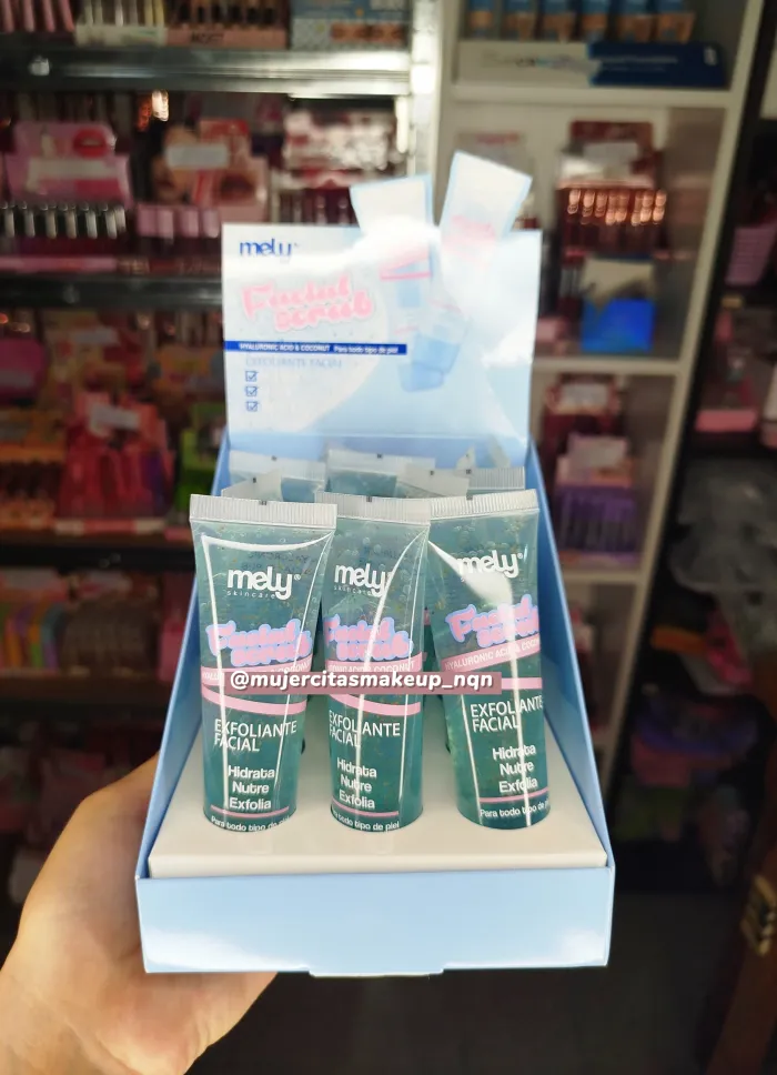 Exfoliante facial Mely hialurónico 