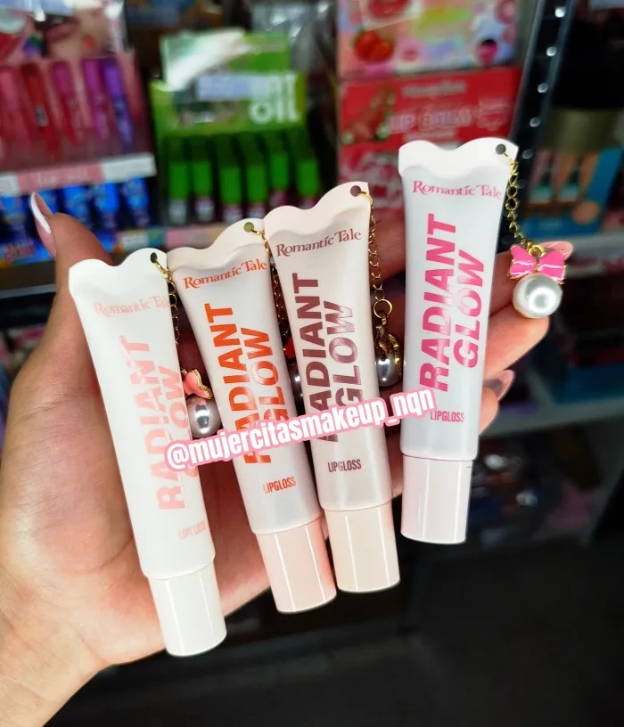 Gloss Romantic con llaverito moño 2