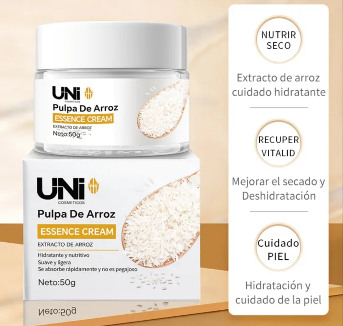 Crema facial arroz UNI 2