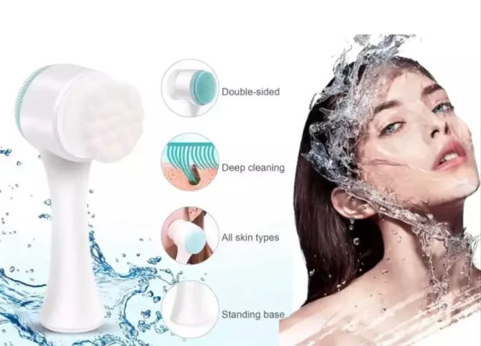 Cepillo limpieza facial doble función  2