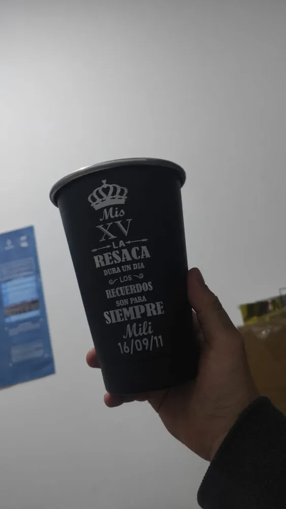 Vaso fernetero 1lts personalizado
