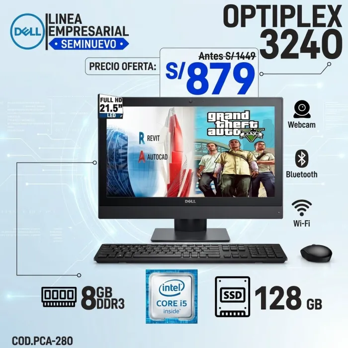 All in One / Dell 3240 / Seminuevo