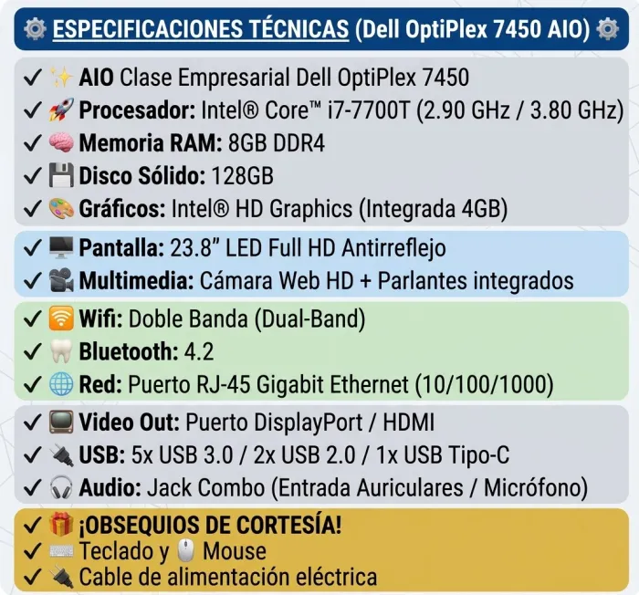 All in One / Dell OptiPlex 7450 AIO 2