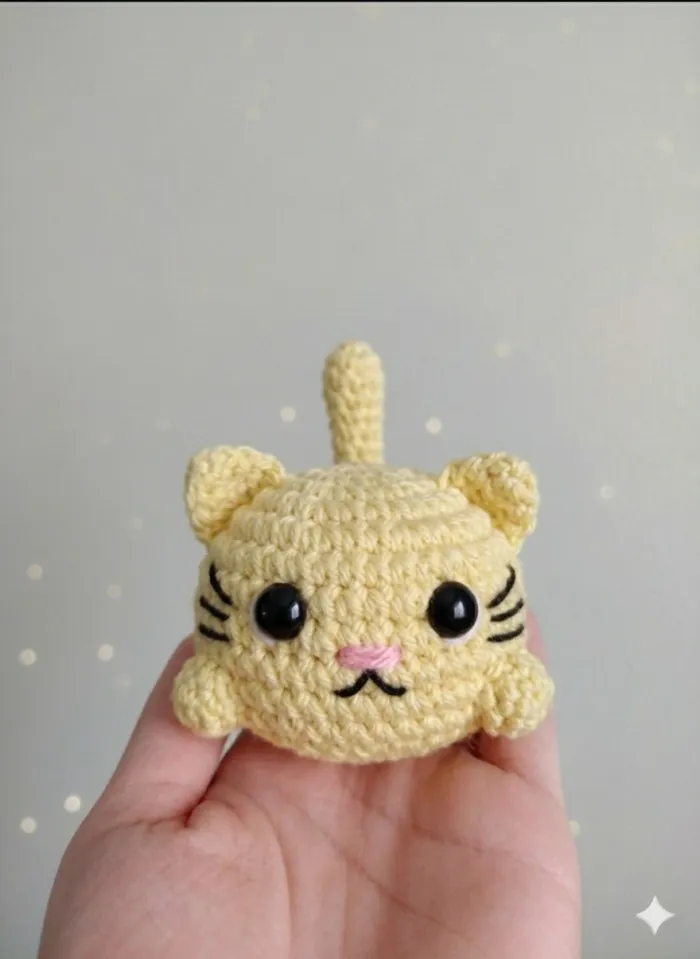 Gatito Amigurumi Tejido Artesanal A Crochet