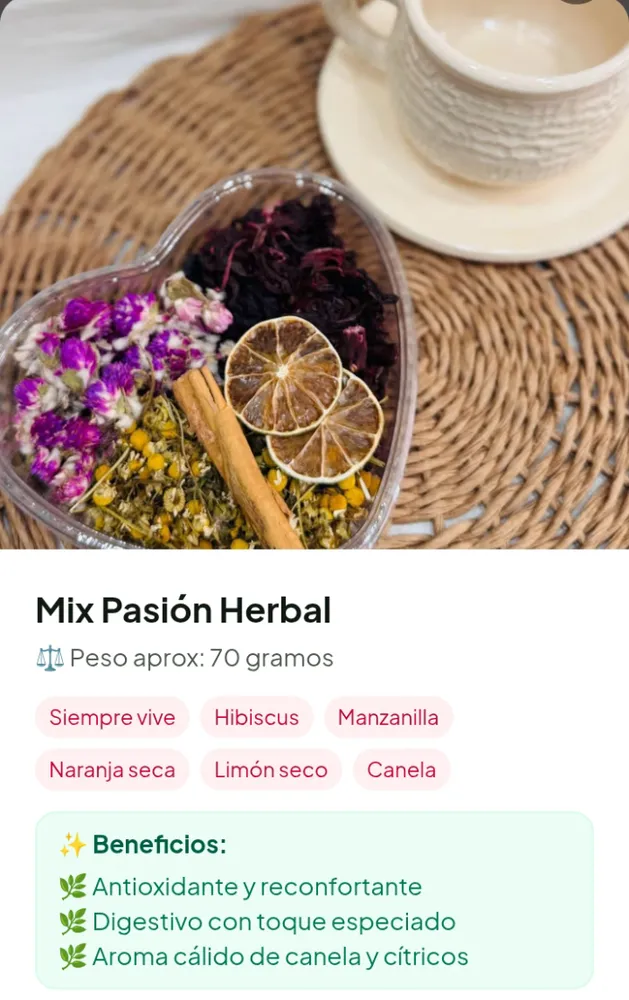 Mix Pasión Herbal 70 g