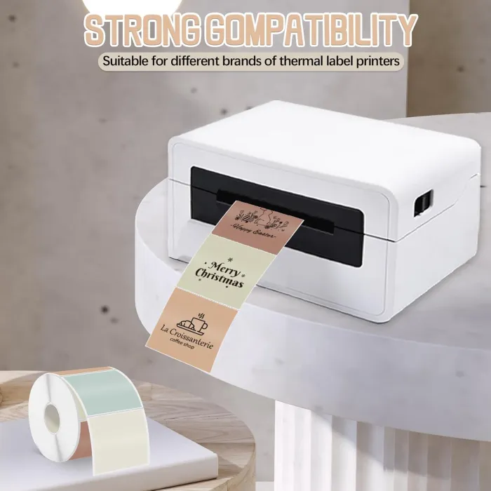 Rollo de etiquetas autoadhesivas 50mm x 50mm 2