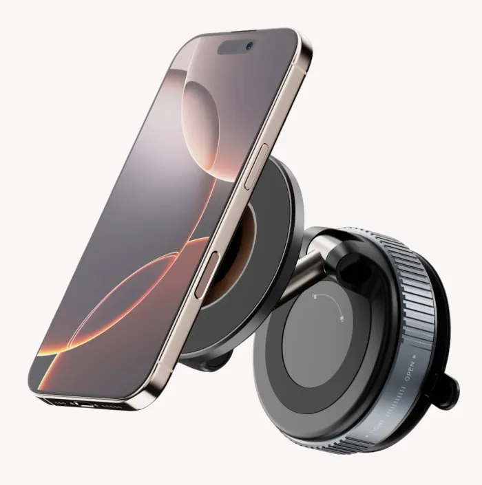 Soporte magnetico de celular con ventosa. 2