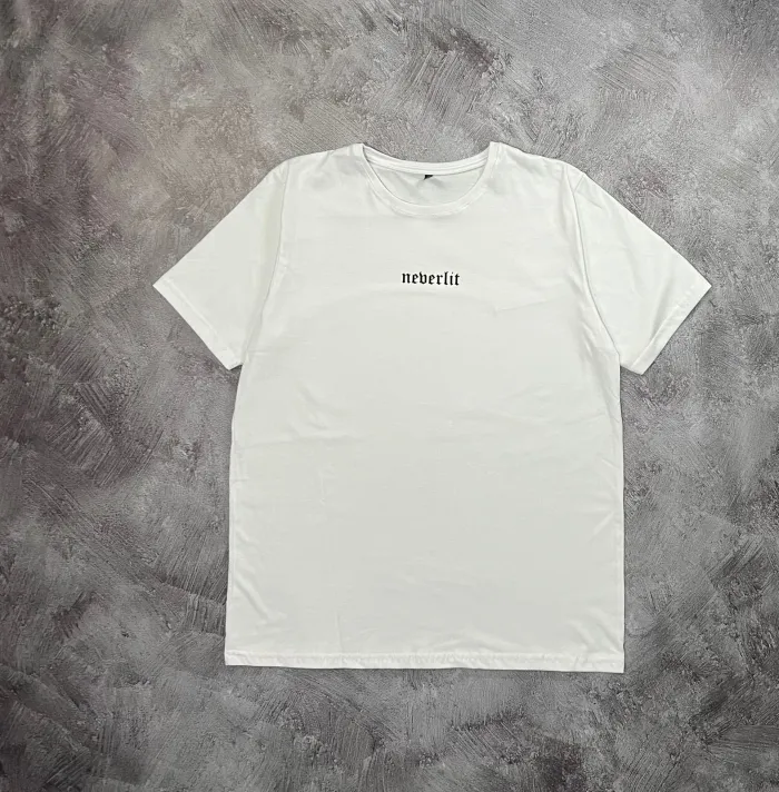 Remera Premium Neberlit Colores Negro/Blanco