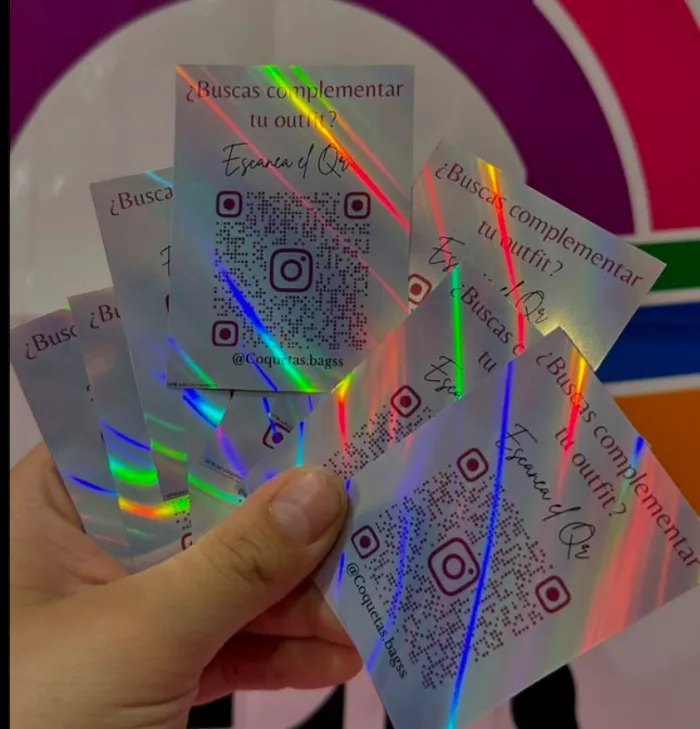 Adhesivo holografico- A4 2