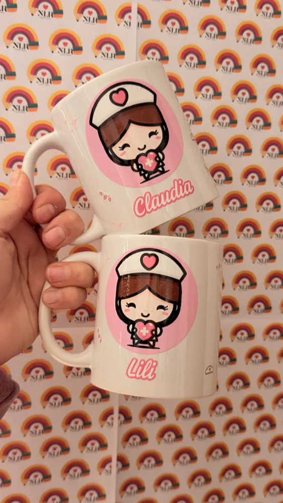 Tazas cerámica con DTF UV 2