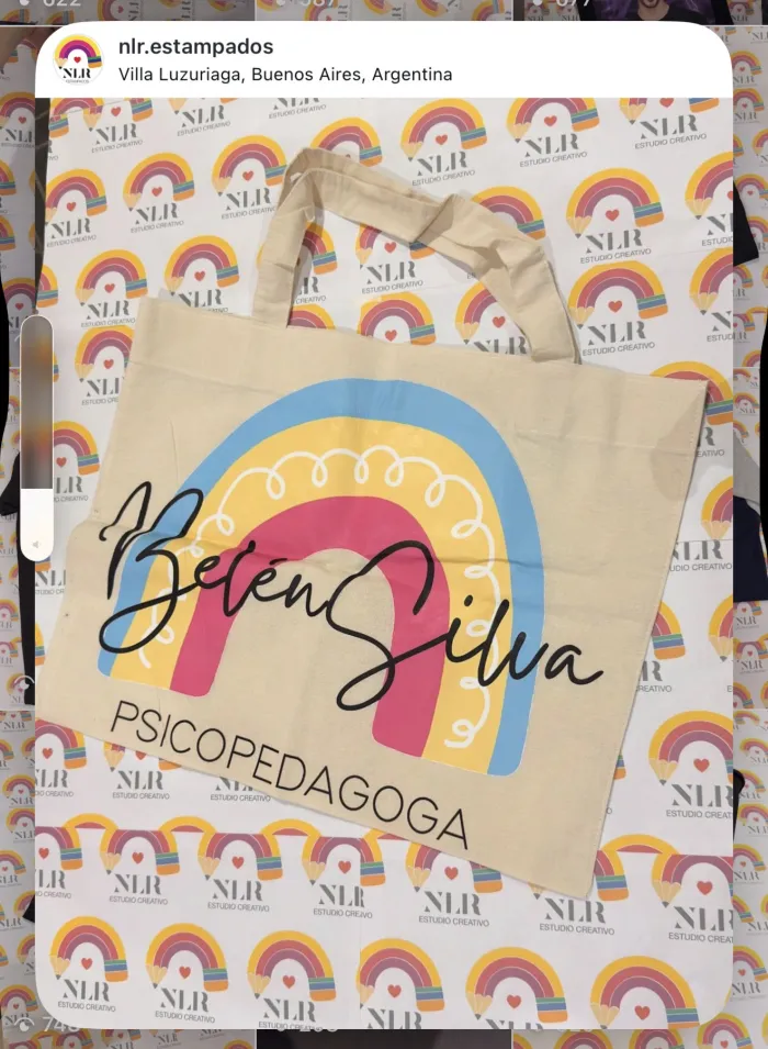 Bolsa lienzo 30x40