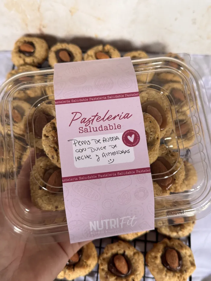 PEPAS con dulce de leche sin azúcar x8 2
