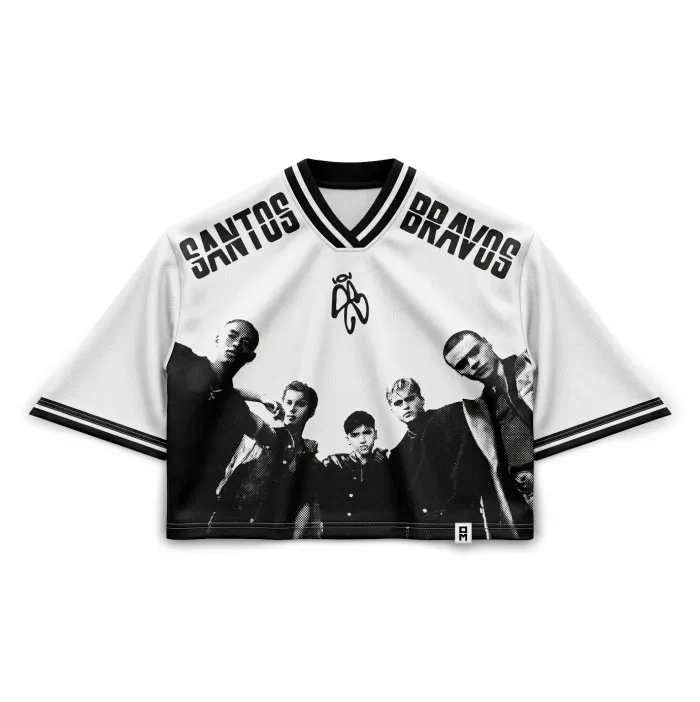 POLO CROP "SANTOS BRAVOS"
