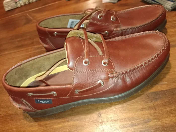 Zapatos náuticos marrón rojizo