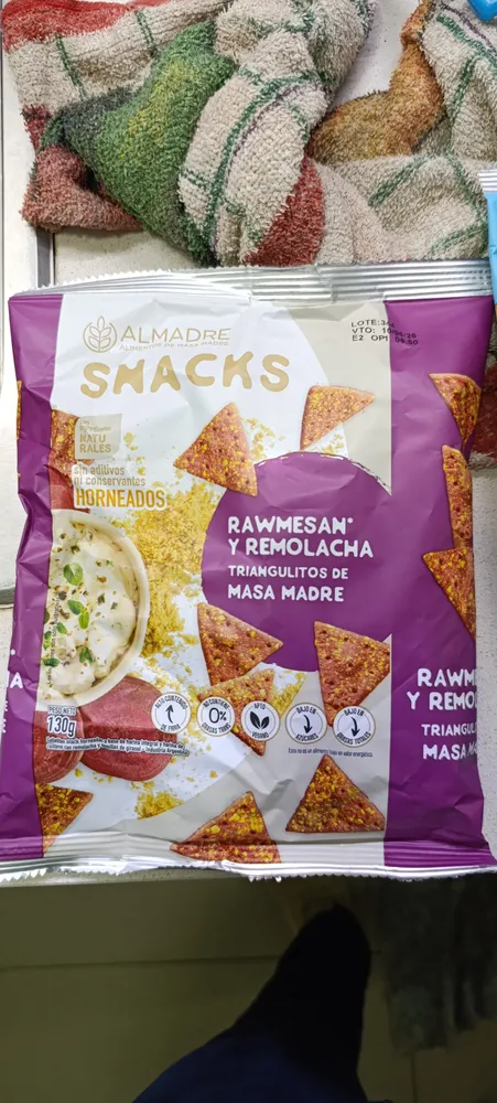 Snacks Rawmesan y Remolacha 180g