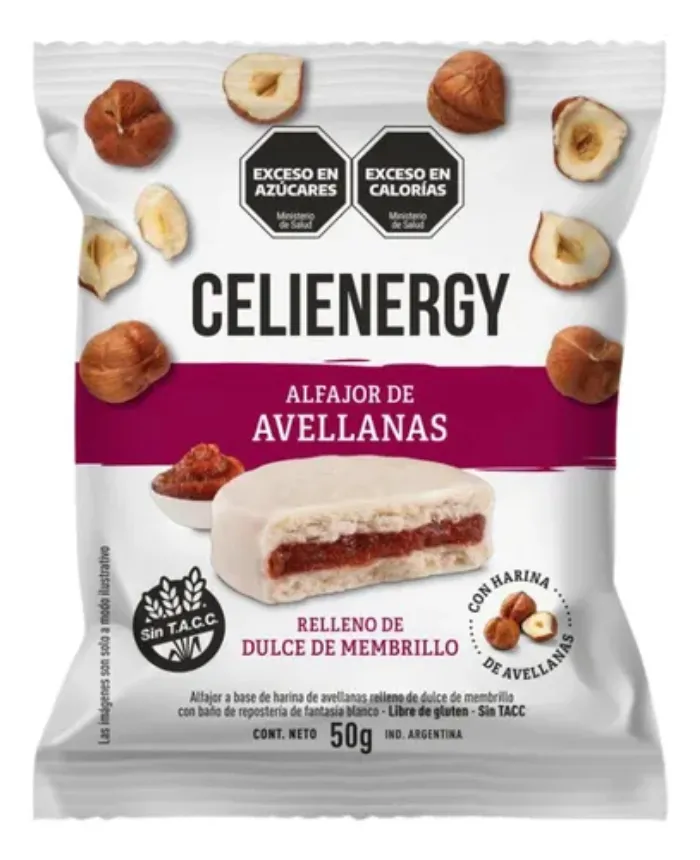 Alfajor de Avellanas Celienergy 50g