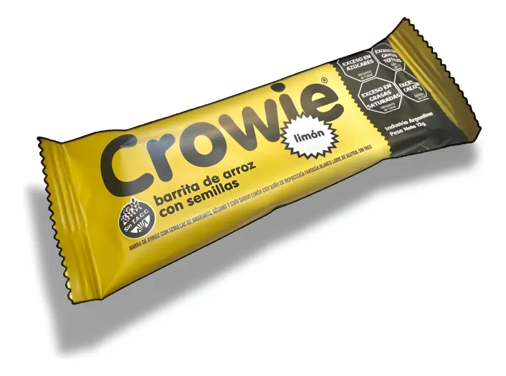 Barrita de Arroz Crowie Limón 12g