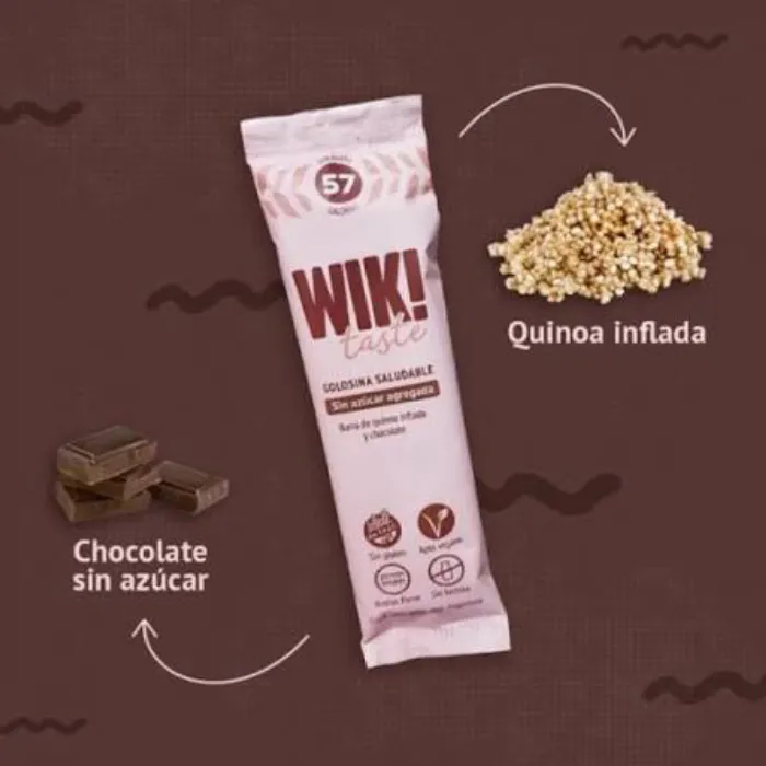 Barra Wik Quinoa y Chocolate 20g