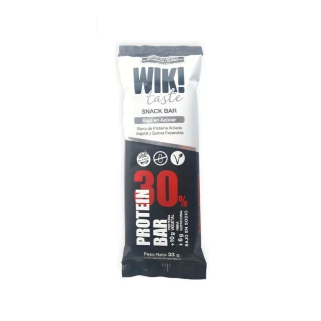 Barra proteica Wik quinoa y chocolate 20g