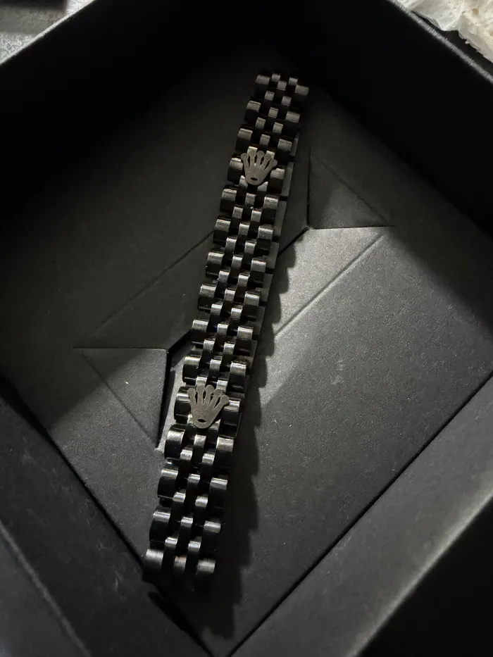 Pulsera rolex negra