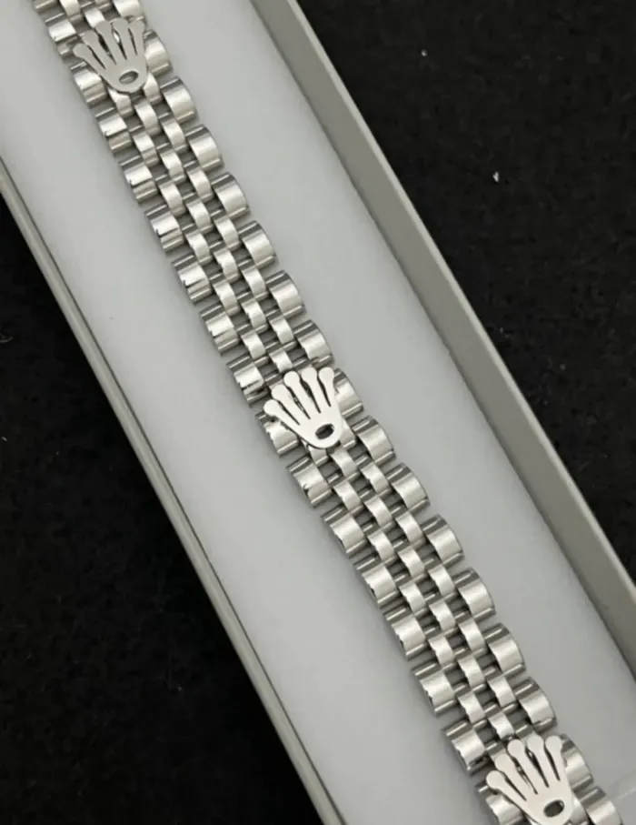Pulsera rolex plata 