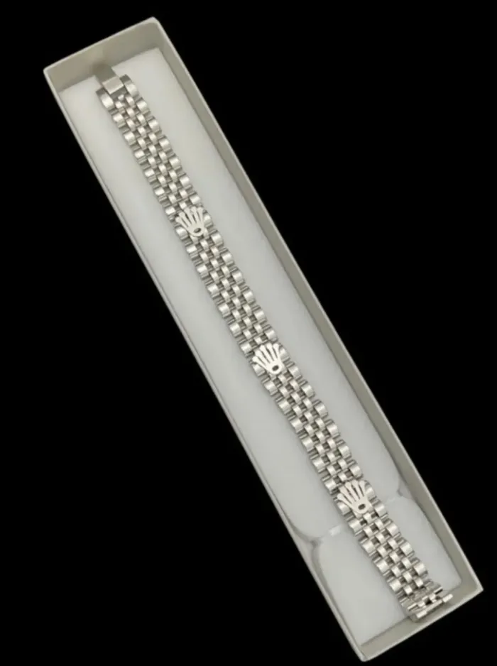 Pulsera rolex plata  2