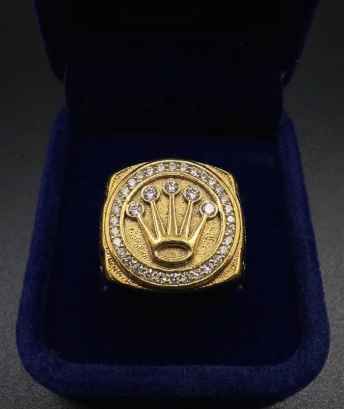 Anillo de acero inoxidable rolex