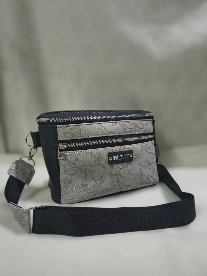 Riñonera bruna 🩶 gris