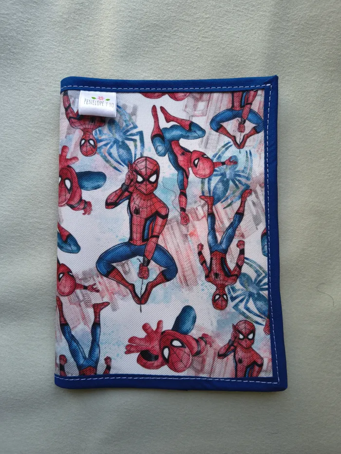 Porta libreta sanitaria spiderman 