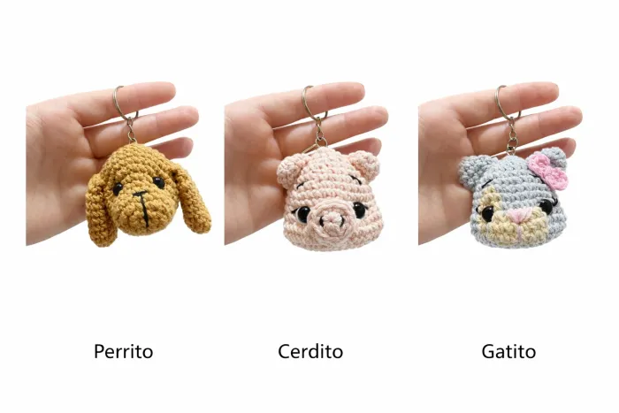 Souvenirs Llaveros cabecitas 