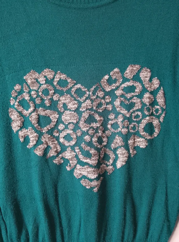 Sweater Cuello Redondo Bordado (Talle M) 2