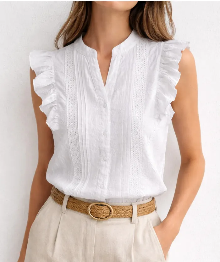 Blusa Broderie importado 