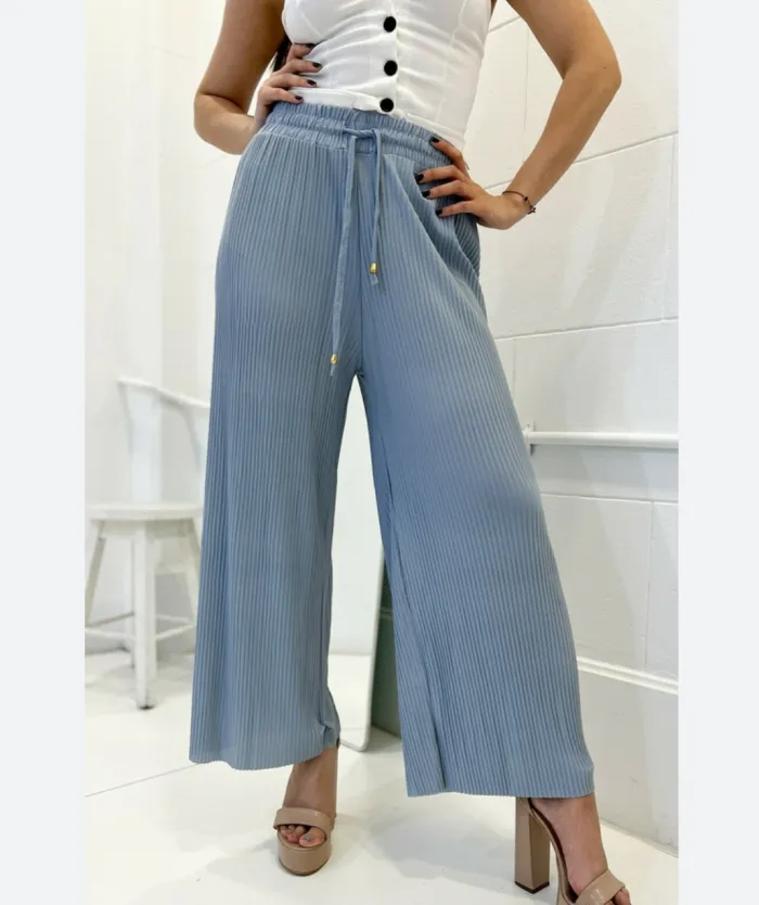 Palazo plisado lycra