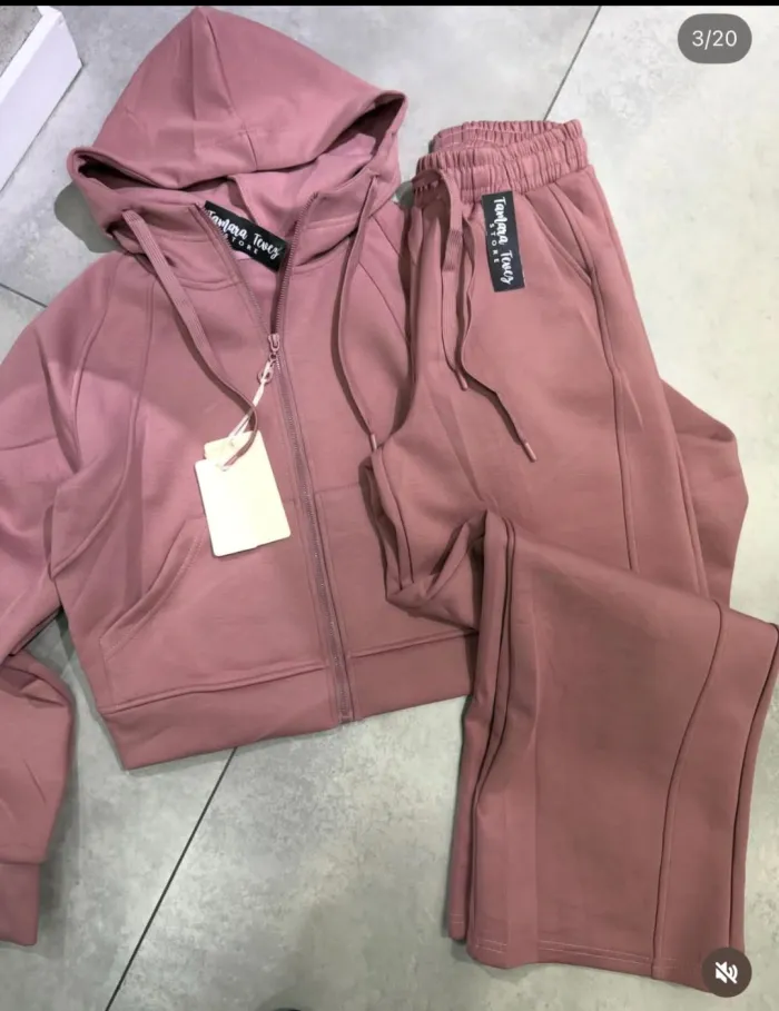 Conjunto importado algodón frizado  2
