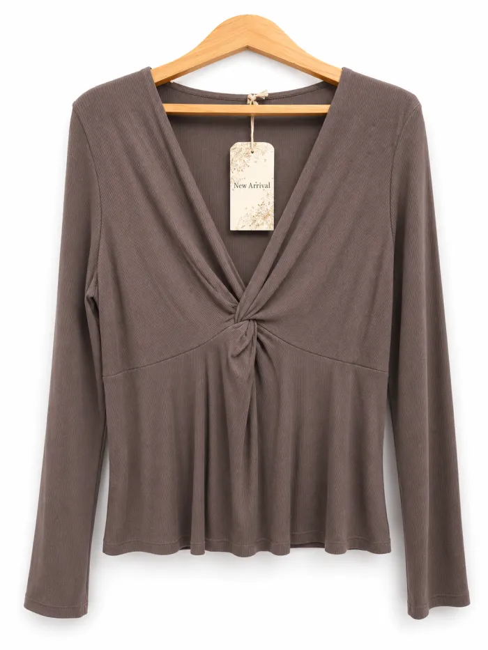 Blusa escote cruzado 