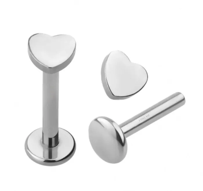 labret corazon / estrella/cuadrado