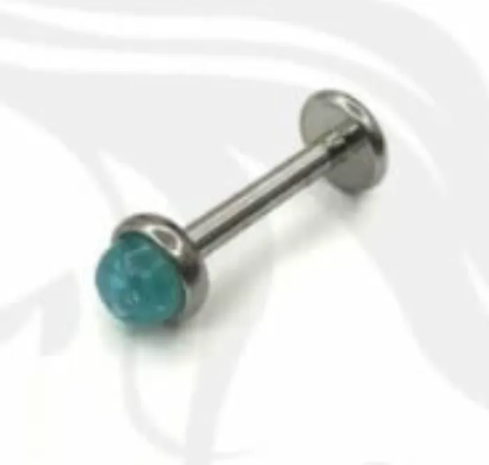 labret opalo verde- blanco-lila