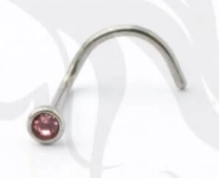 Nostril  strass rosa/azul