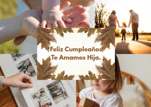 Tarjeta de cumpleaños.